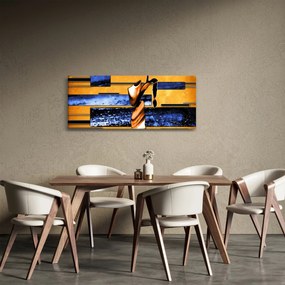 Egy absztrakt festmény képe (120x50 cm)