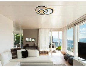 LED fényerőszabályozható mennyezeti lámpatest LED/95W/230V 3000-6500K + távirányító