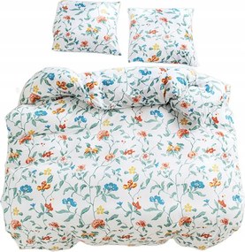 Ágyneműhuzat 140x200 kétoldalas szatén pamut GierekHoff 2 el virág