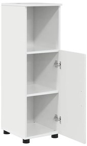 Fürdőszoba Székény Magasfényű fehér 30 x 35 x 95 cm Faanyag