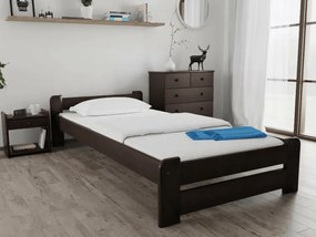 Emily ágy 90x200 cm, diófa Ágyrács: Ágyrács nélkül, Matrac: Matrac nélkül