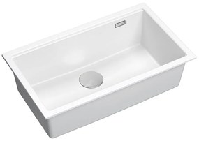 gránit mosogató Logan 110 White