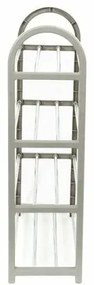 Compactor Négyemeletes cipőtartó 12 pár cipőnek,műanyag, 49,5 x 18,4 x 65 cm