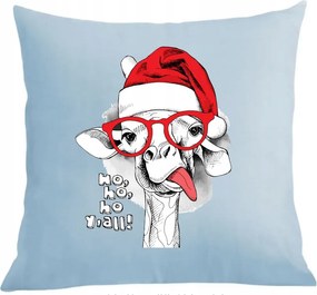 Párna párnahuzat nyomtatás Karácsonyi zsiráf Karácsonyi ajándék