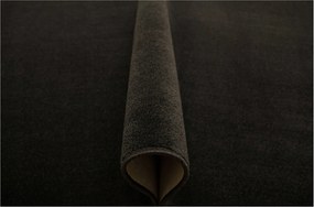 150x300 cm Elegáns Csillogó Fekete Sierra Szőnyeg Hálószobába