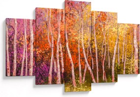 Egy kép egy színes erdőről (150x105 cm)