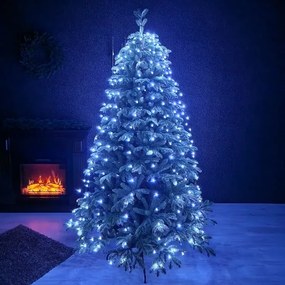 Kötegelt LED karácsonyi fényfüzér hidegfehér színben 180cm 270LED