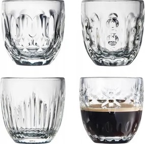 La Rochere Troquet 4db pohár kis eszpresszó francia kávé