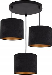 Design Függőlámpa Csíllár Velúr Mennyezeti Arany