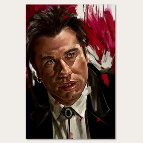 Gario Vászonkép Pulp Fiction, John Travolta alias Vincent Vega - Dmitry Belov Méret: 40 x 60 cm