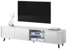 Tv szekrény/asztal Gal (világítással) (fehér). 1098631