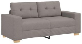 tópszínű szövet loveseat kanapé 140 cm