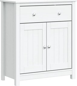 vidaXL BERG fehér tömör fenyőfa fürdőszobaszekrény 69,5 x 34 x 80 cm