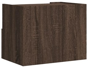 barna tölgy színű falra szerelhető éjjeliszekrény 45x30x35 cm