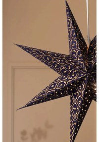 Sötétkék függő karácsonyi fénydekoráció Baroque – Markslöjd