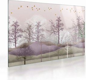 Az erdő képe (üvegen) (70x50 cm)