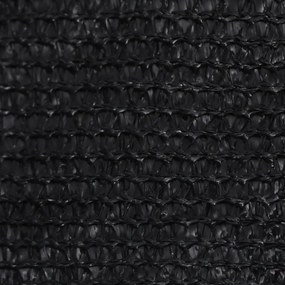 fekete HDPE napvitorla 160 g/m² 3/4 x 2