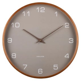 Karlsson 5993GY design falióra szürke, átmérő 40cm