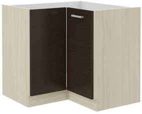 Sarok alsó konyhaszekrény Chasma 89 x 89 DN 1F BB (ferara tölgy + sötét fa). 1032896
