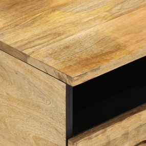 tömör mangófa dohányzóasztal 80 x 54 x 40 cm