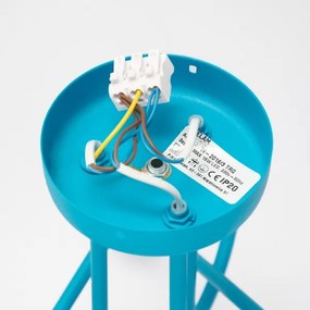 LED gyerekszobai felületre szerelhető csillár OXFORD 3xE27/15W/230V kék