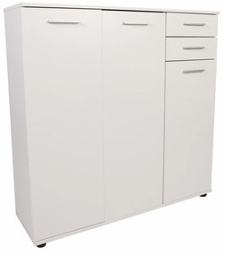 Cipőtároló (cipősszekrény) Adralona 3 (fehér). 1108465
