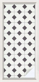 Szélvédőfólia Adatvédelem Ablak Gyémánt fekete-fehér 50x116 cm