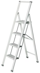Ladder fehér összecsukható fellépő, magasság 153 cm - Wenko