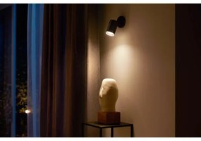 Philips Hue FUGATO LED RGBW 1xGU10/4,2W/230V dimm. fekete spotlámpa