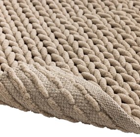 Világosbarna fürdőszobai kilépő 50x80 cm Ariel – douceur d'intérieur