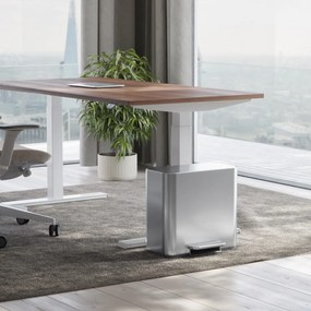 Simplehuman Mini pedálos szemetes szelektív hulladékgyűjtő 15 l, rozsdamentes acél