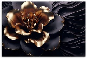 Gario Vászonkép Arany virág Méret: 120 x 80 cm