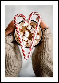 Poszter 50x70 Tél Eviero Sok Mintás Téli táj képek falra