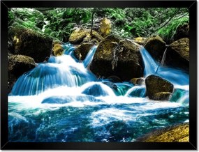 Poszterek keretben 40x30 Hegyi vízesés