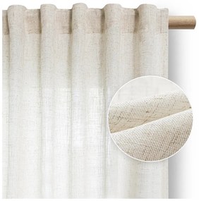 Elefántcsont színű függöny 140x250 cm Velari – Restilo