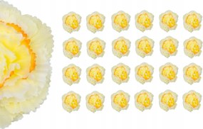 24x Virág Mesterséges Szegfű Termék nád kompozíció Mesterséges szegfű