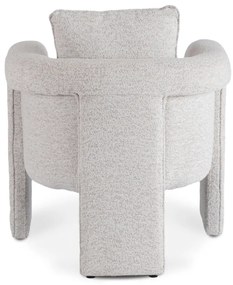 Designer Szürke Bouclé Szövet Kárpitozással. GALA