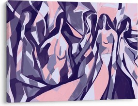 Kép - absztrakt nők (70x50 cm)