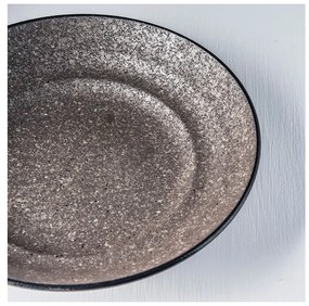 Earth bézs kerámia szervírozó tál, ø 29 cm - MIJ