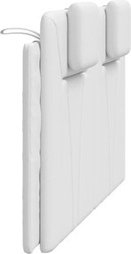 fehér műbőr fejtámla párna Viana 120 cm