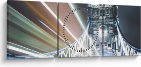 A Tower Bridge képe (órával) (90x30 cm)