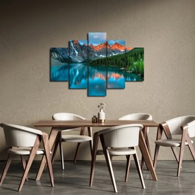 Egy türkizkék tó képe (150x105 cm)