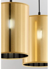 Jupiter 2091 - CORTINA kábeles függeszték 2xE27/15W/230V arany/fekete