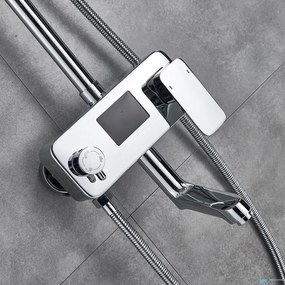 Zuhanypanel EYN NTD0341 falon kívüli kivitelben, LED-kijelzővel, többféle színváltozatban