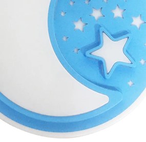 LED Gyermek dimmelhető mennyezeti lámpa NOTTE LED/40W/230V + távirányító