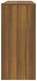 barna tölgyszínű szerelt fa dohányzóasztal 100x35x76,5 cm