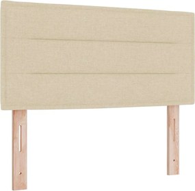 vidaXL Fejtámla Krém 90 cm szövet