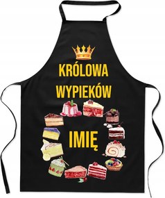 Konyhai kötény A sütés királynője Az Ön neve