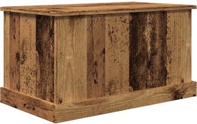 vidaXL antik fa színű szerelt fa tárolódoboz 70 x 40 x 38 cm