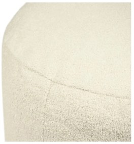 Krémszínű buklé puff Om 60 – SLOWDOWN